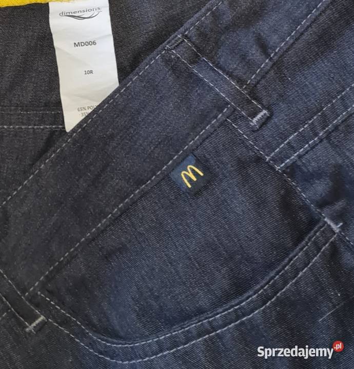 Spodnie MC Donald 38M Bez wzoru Moda i Styl łódzkie Łódź