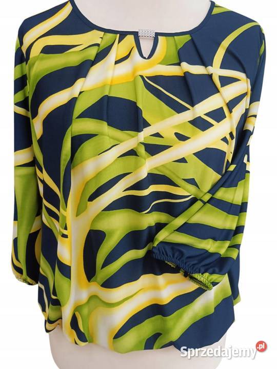 BLUZKA MOCNO ELASTYCZNA XL BIUST 120 kolorowy Pątnów