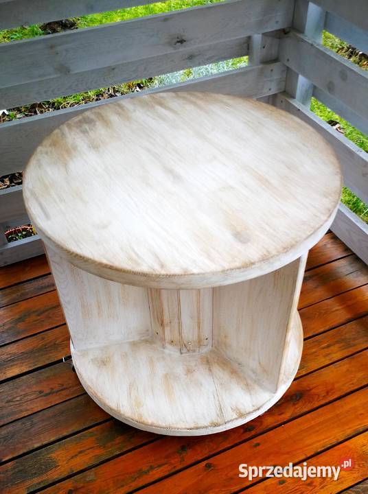 Stolik ze szpuli ława drewniana loft stolik z Radków