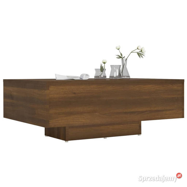 Stolik kawowy brązowy dąb 85x55x31 materiał mazowieckie Warszawa