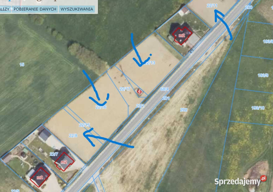 Działka budowlana 980 m2 BEZPOŚREDNIO pełne