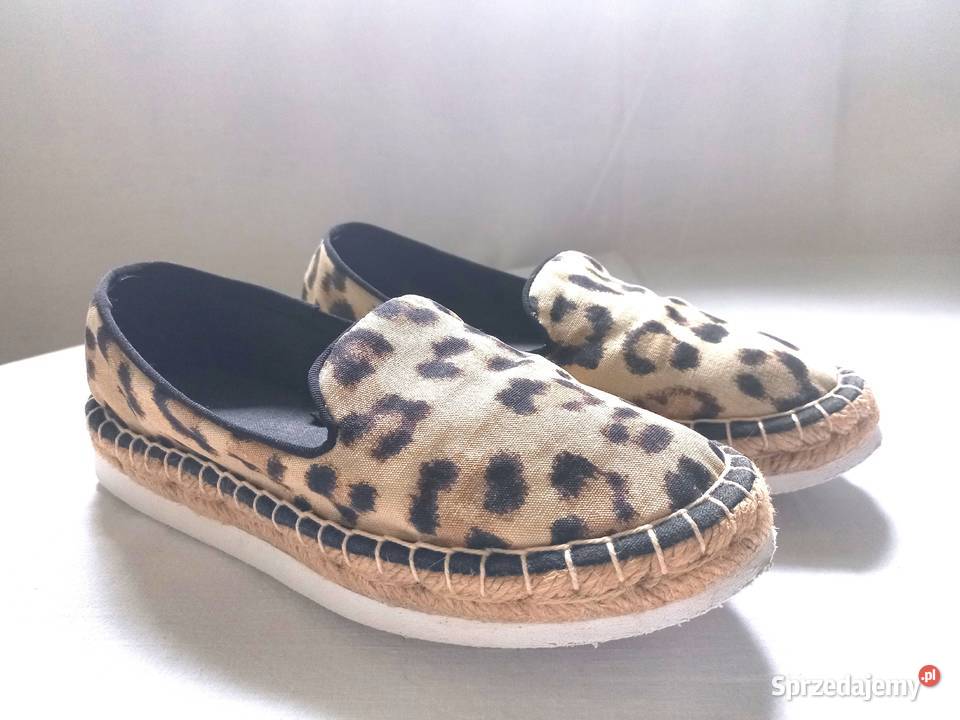Espadryle damskie Panterka brąz r 37 HM Divided podlaskie Białystok