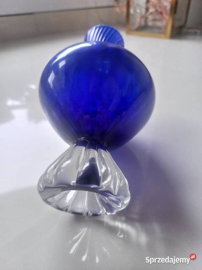 Wazon kobaltowy Aseda Glass kujawsko-pomorskie Toruń