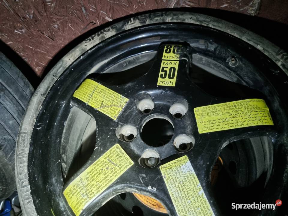 Audi Q5 8R 8R0 Koło Zapasowe Dojazdowe Pompowane Skawina