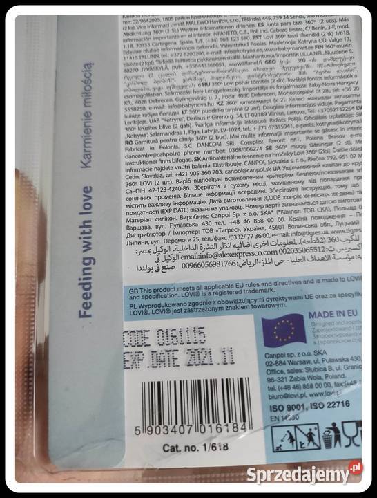 Uszczelka do kubka Lovi 360 1 sztuka