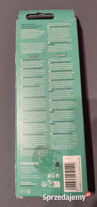 Fiskars Nożyczki z Muminkami Tata Muminka Pozostałe Jasień