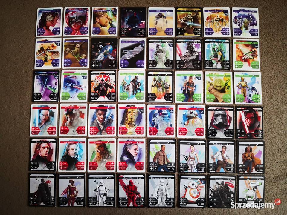 Karty Star Wars Kaufland komplet 48 kart nowy Toruń