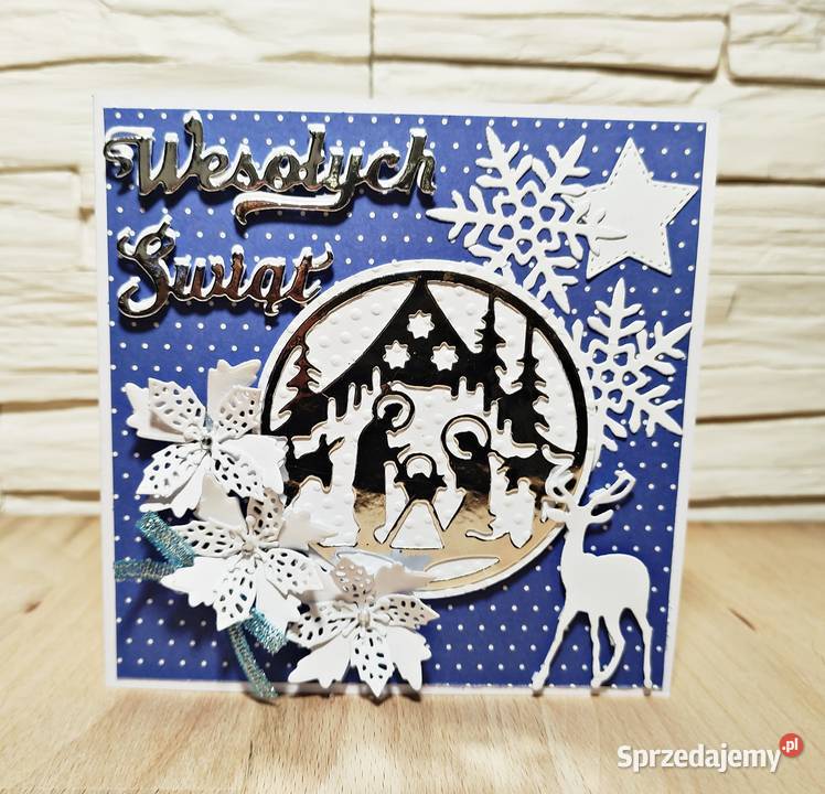 Kartka świąteczna ręcznie robionaKartka sprzedam