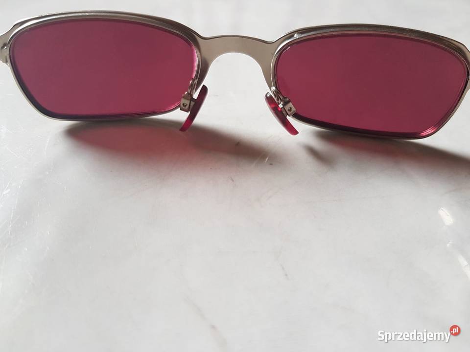 okulary przeciwsłoneczne różowe retro vintage Okulary