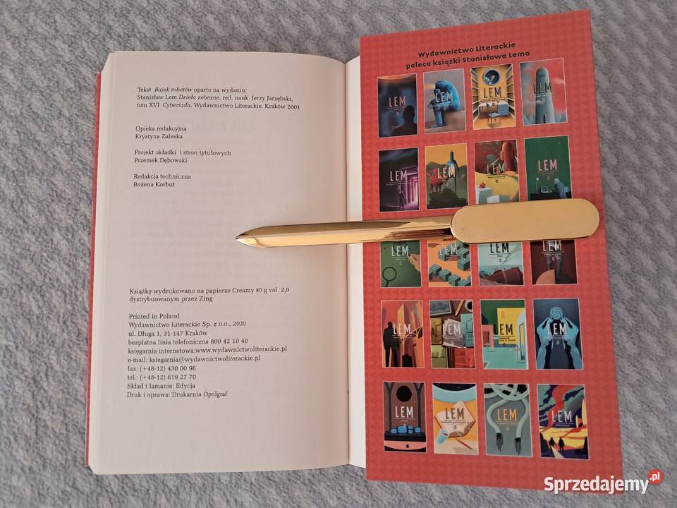 Książka Bajki robotów S Lem do sprzedania Proza i poezja Kraków
