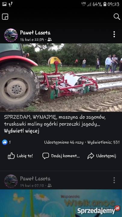 Tania Okazja Maszyna do zagonów Haygrove Wilków sprzedam
