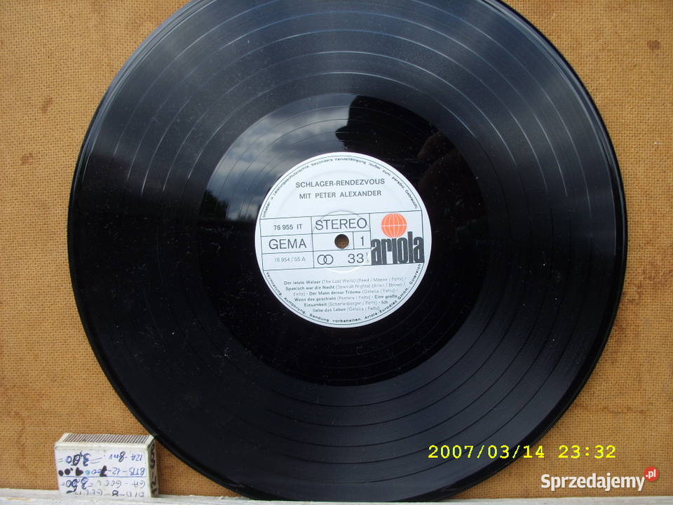 Plyta LP PETER ALEXANDER 2 LP GERMANY Wołów