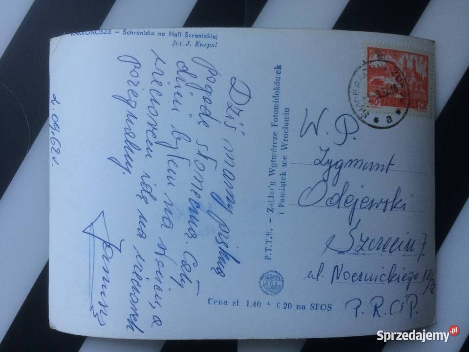 1132 Widokówka Karkonosze Schronisko Szczecin