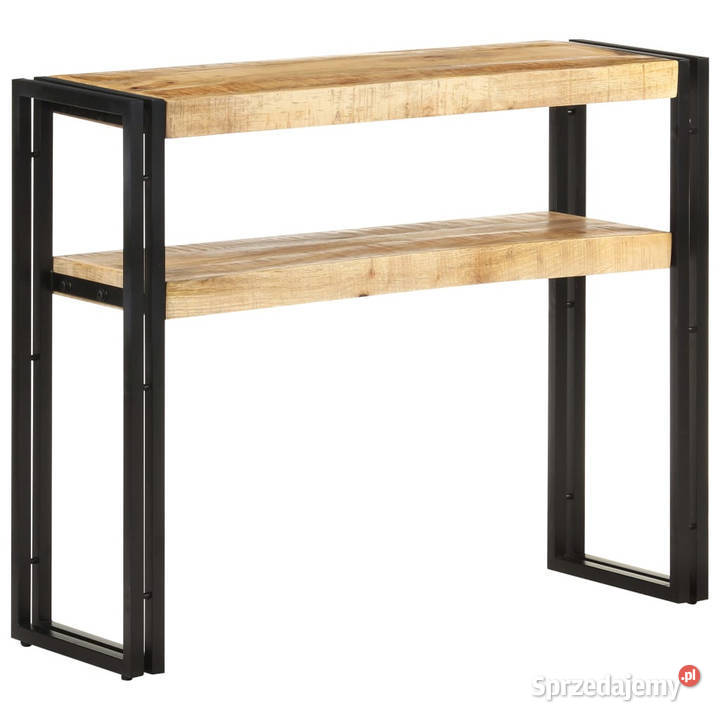 Stolik konsola 90 x 30 x 75 surowe drewno mango Stoły Warszawa sprzedam