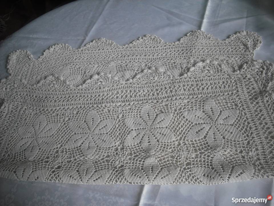 Serweta ręcznie robiona na szydełku Obrusy i serwety Warszawa