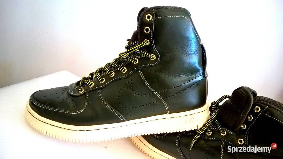 NIKE AIR FORCE 1 CAMO GREEN Kamuflage modne 119 23.5cm Obuwie sportowe