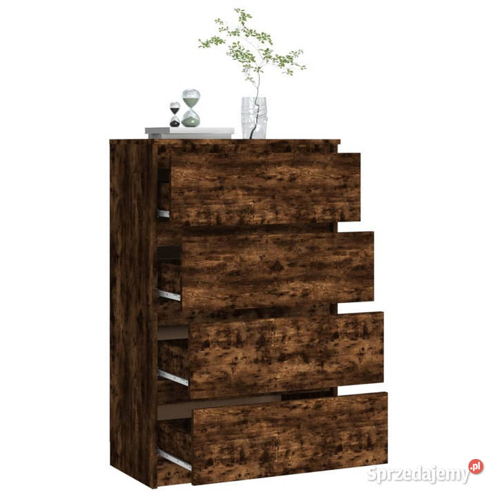 Komoda przydymiony dąb 60x35x985 WM815075 mazowieckie