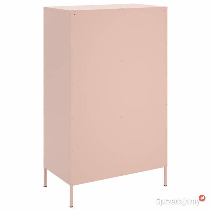 Szafka różowa 68x39x113 stal WM842971 Pozostałe Warszawa