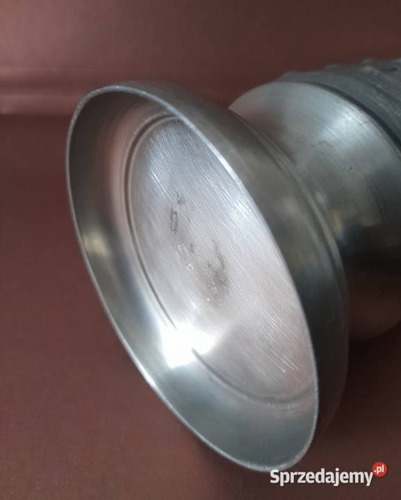 Vintage Norweski Dekoracyjny Dzbanek z Cyny Hand pomorskie Gdańsk