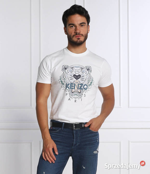 Tshirt męski Kenzo idealny na co dzień rozmiar Białystok
