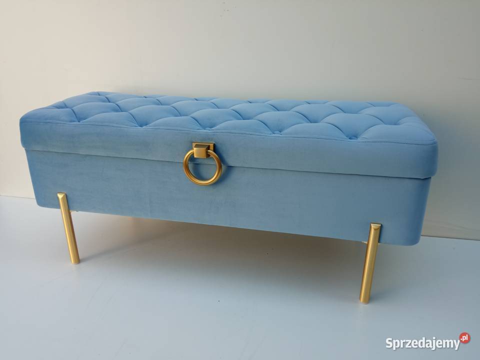 Pufa do siedzenia ze schowkiem do przedpokoju Poznań