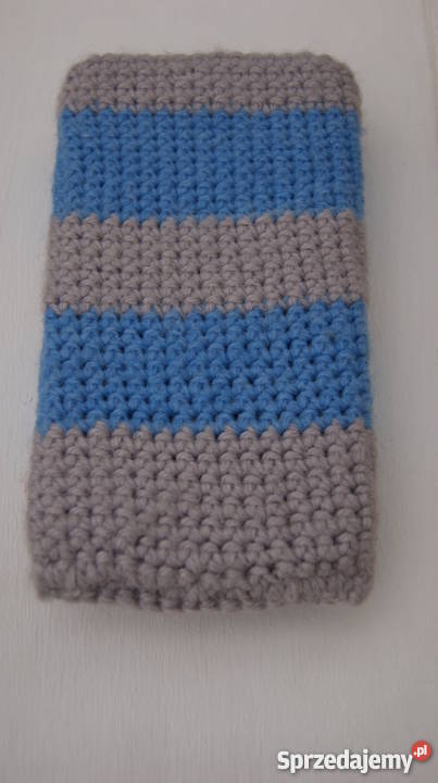 etui na telefon robione na szydełku Warszawa