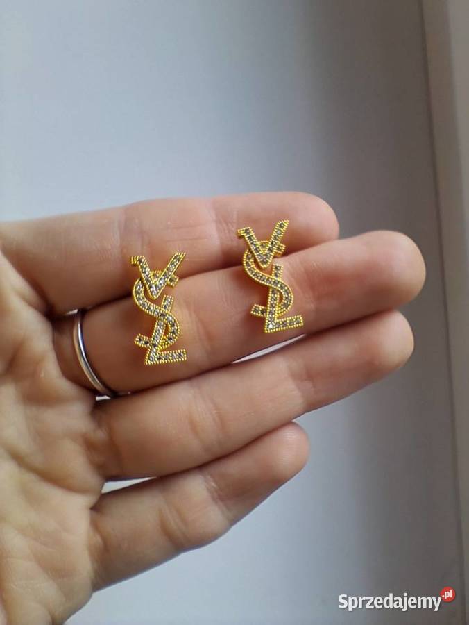 Kolczyki złote diamenciki