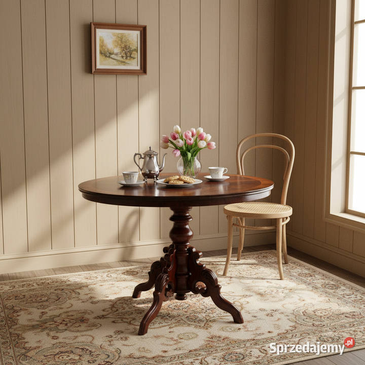 Ława Stolik kawowy rzeźbiony LUDWIK Filip Stoliki kawowe i ławy Kalisz