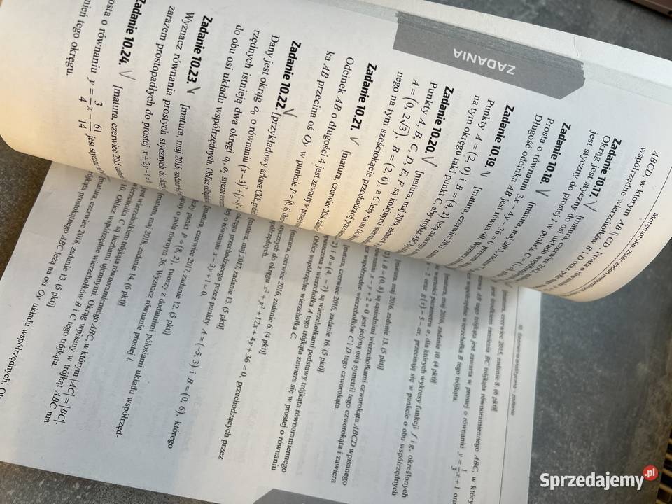 Zbiór zadań maturalnych Matematyka poziom podkarpackie Jasło