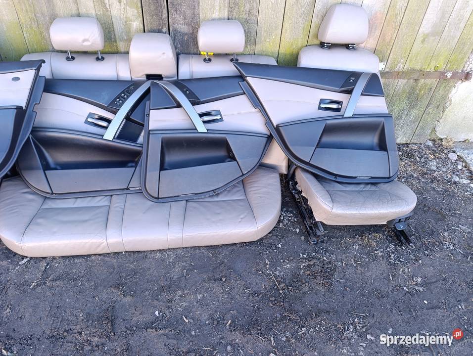 Kompletne Wnętrze BMW E60 Fotele kanapa boczki Brdów