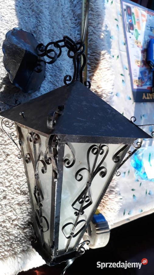 Pięknaduża lampa z PRLuMetalszkło lubuskie sprzedam