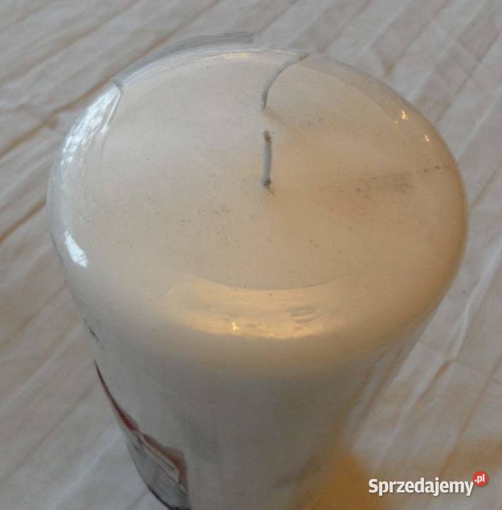 Świeca Pamiątkowa 2knotowa Rocznica Chrztu Kraków sprzedam