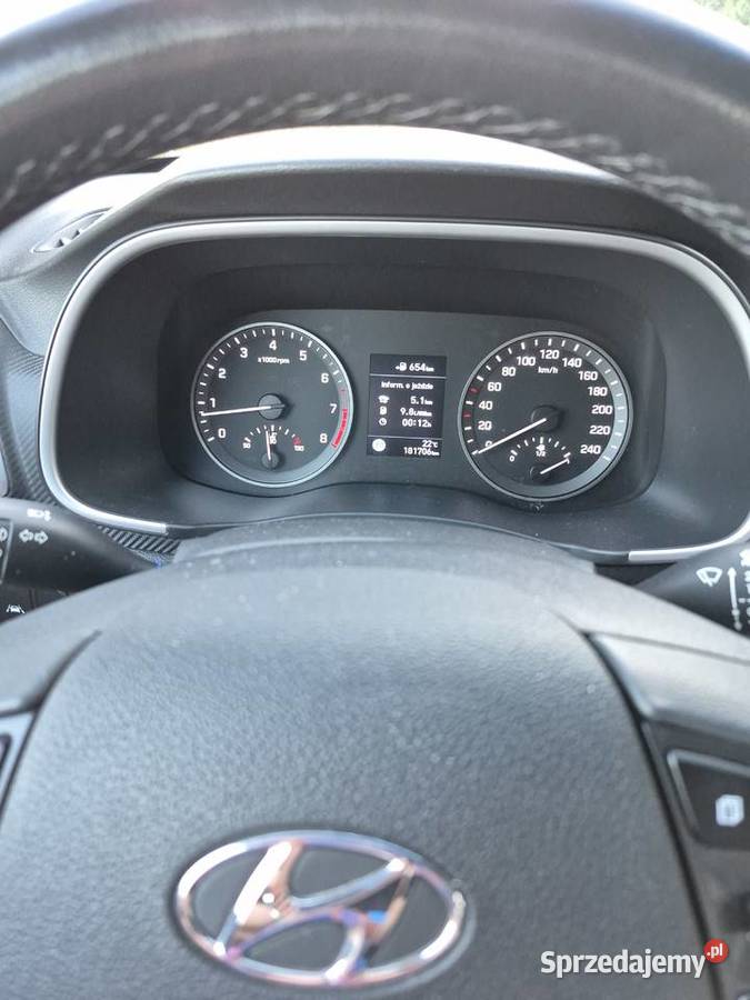 Hyundai Tucson TGDi 177 silnik 177 konny czujnik deszczu