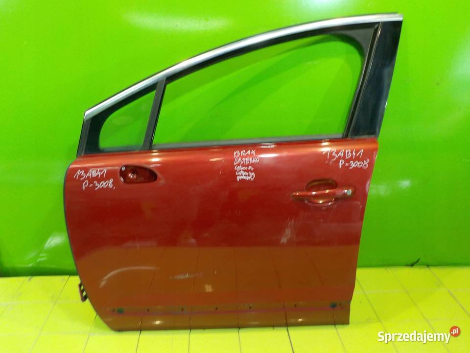 PEUGEOT 3008 I 11r 5D drzwi lewe przod Suków