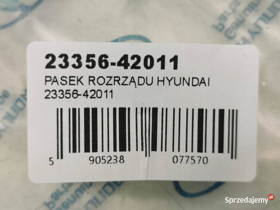 PASEK ROZRZĄDU HYUNDAI H100 25 D 19931994 NOWY Pióra wycieraczek