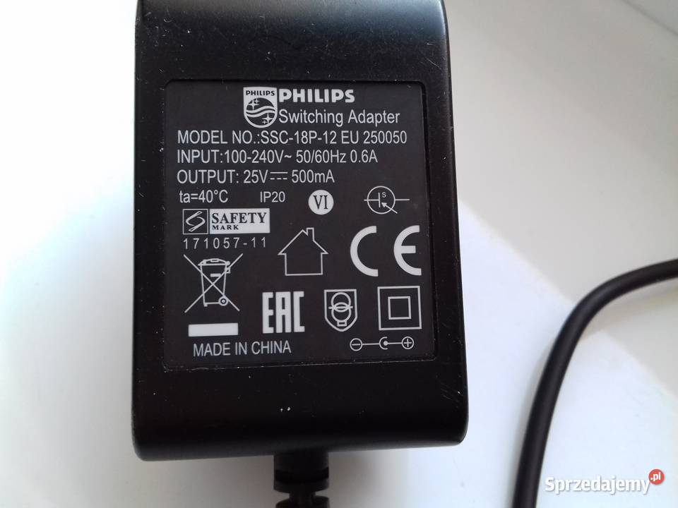 Zasilacz Philips 25V 500mA sprawny 140 SSC18P12
