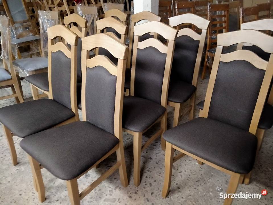 Nowe krzesła bukowe Włoszczowa sprzedam