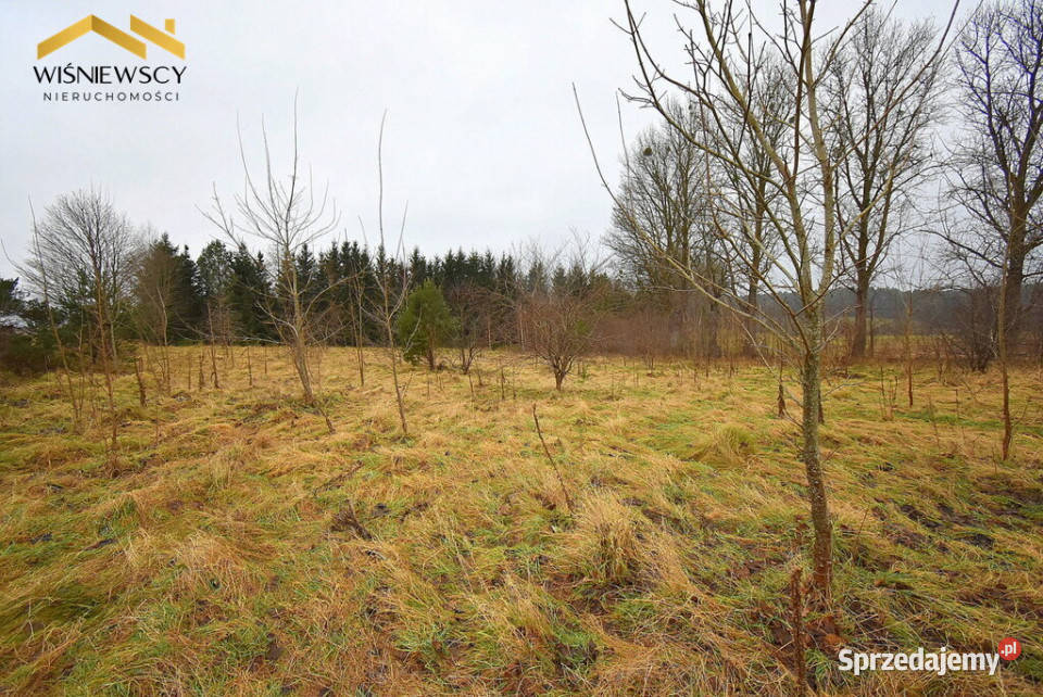 Działka budowlana uzbrojona 5000 m2 obok rzeki asfalt Smolajny