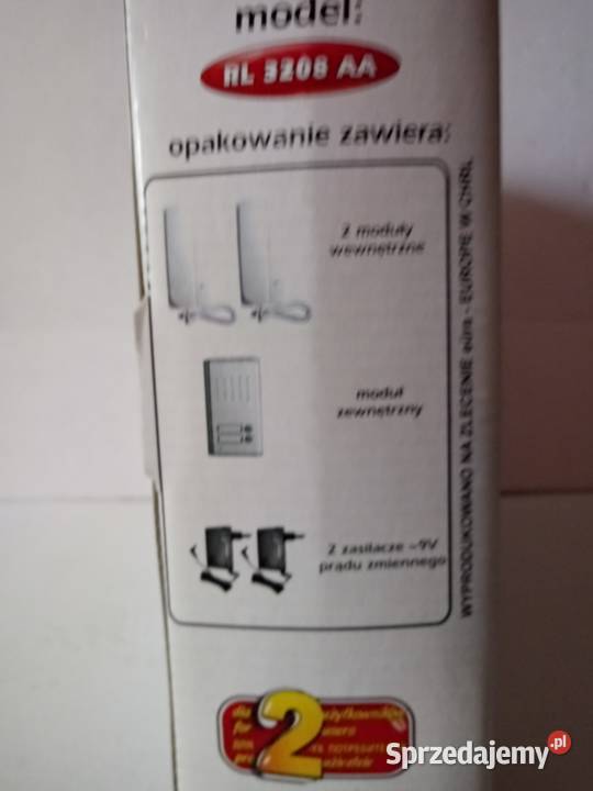 Domofon 2 rodzinny typ RL3208 AA Olkusz