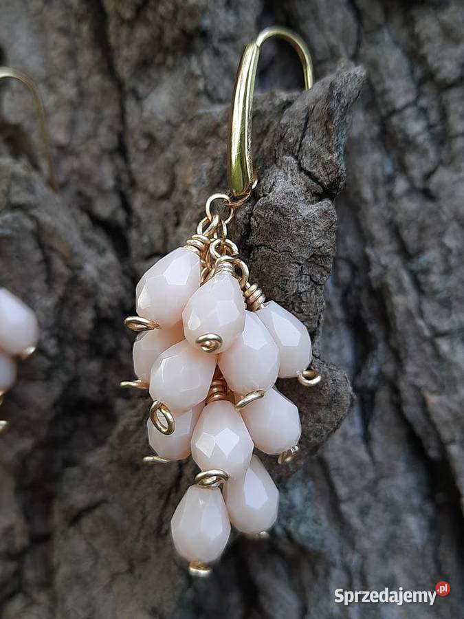 Kolczyki Winogrona handmade Warszawa sprzedam