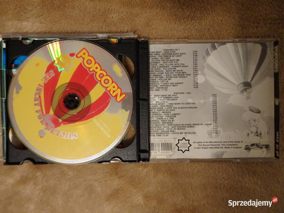 Płyty CD Popcorn lata 90te 2 płyty