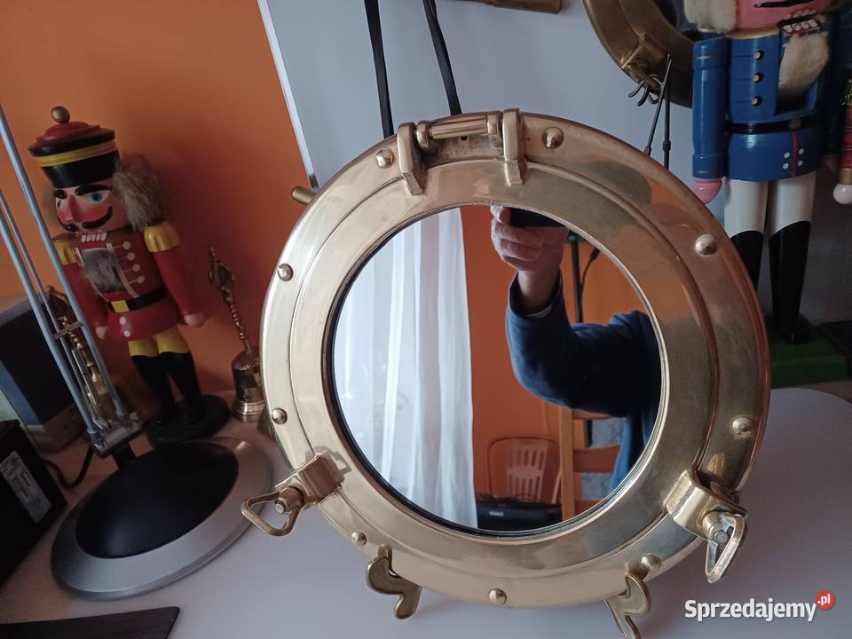 Bulaj mosiężny lustro Dom i Ogród Poznań