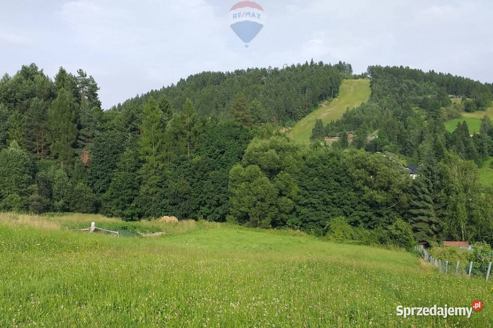 Widokowa działka budowlana w pobliżu wyciągu 28.75m Kluszkowce sprzedam