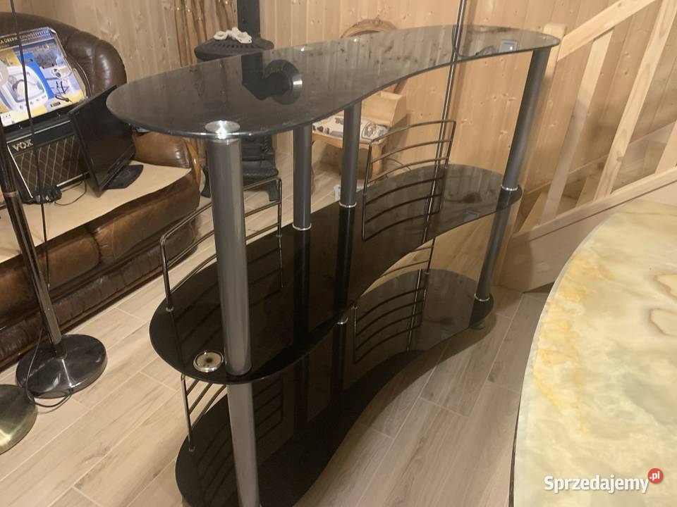 Regał szklany gabinet fryzjerski Bielsko-Biała