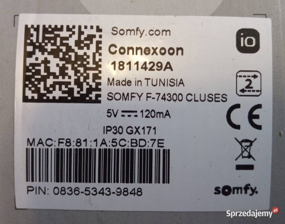 Centralka Somfy Connexoon śląskie Gliwice