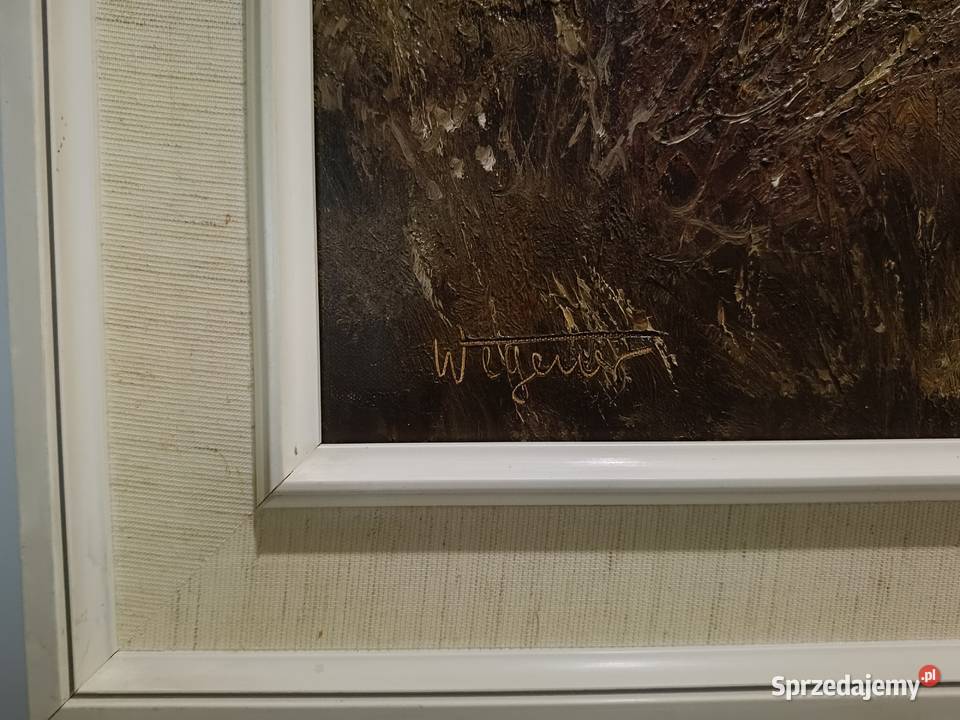 Obraz olejny na płótnie myśliwski Tokujące Lipno