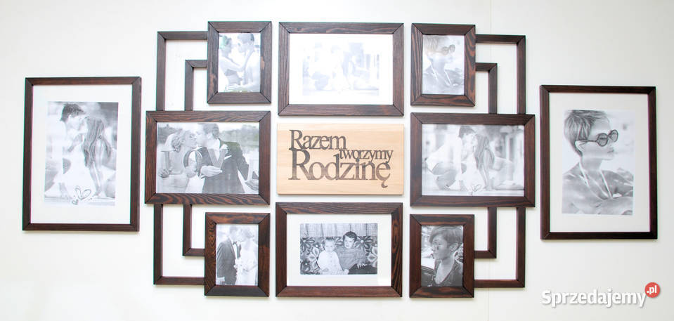 Galeria Multirama z drewna Ramka na zdjęcia Foto Wrocław sprzedam