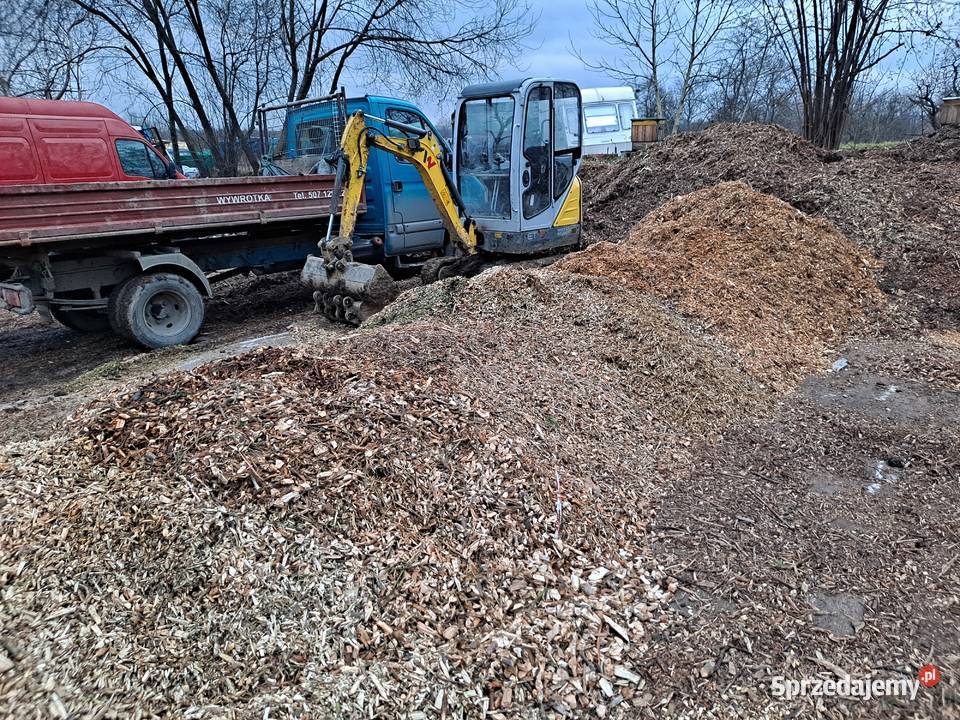 Zrębka Kraków zrębki drzewne transport mała