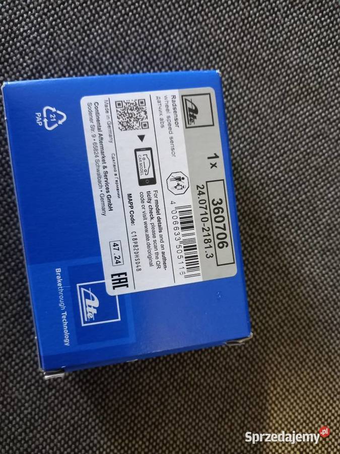 Sprzedam czujnik ABS ford Węgorzewo sprzedam