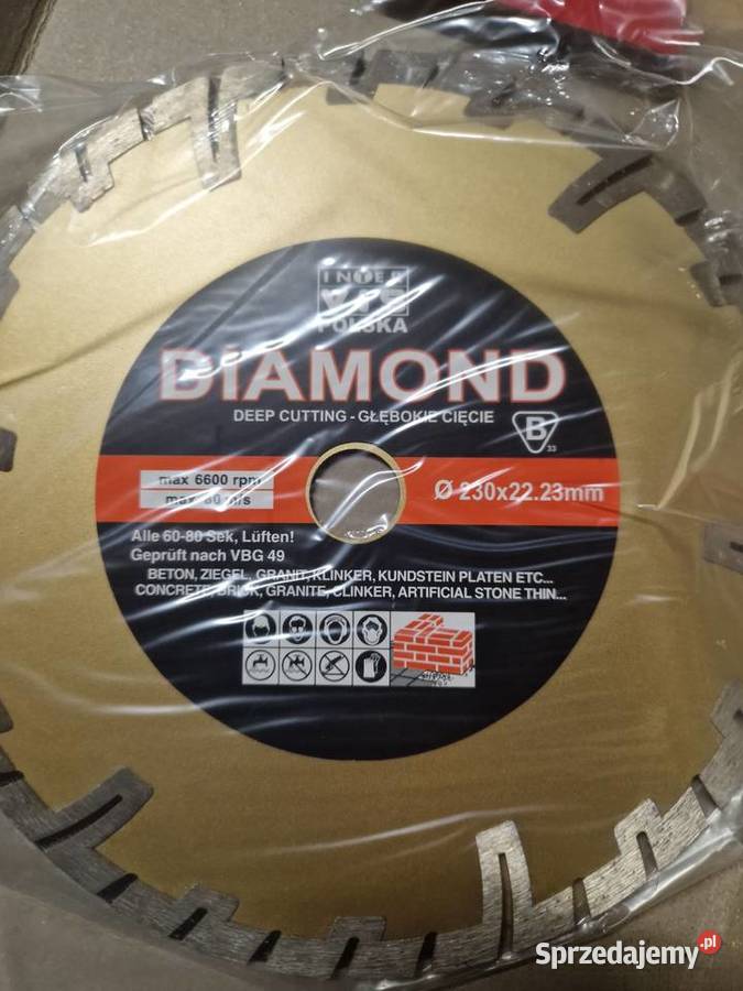 INTERVIS 230mm x 223mm TARCZA DO BETONU GŁĘBOKIE Pozostałe Głogowa